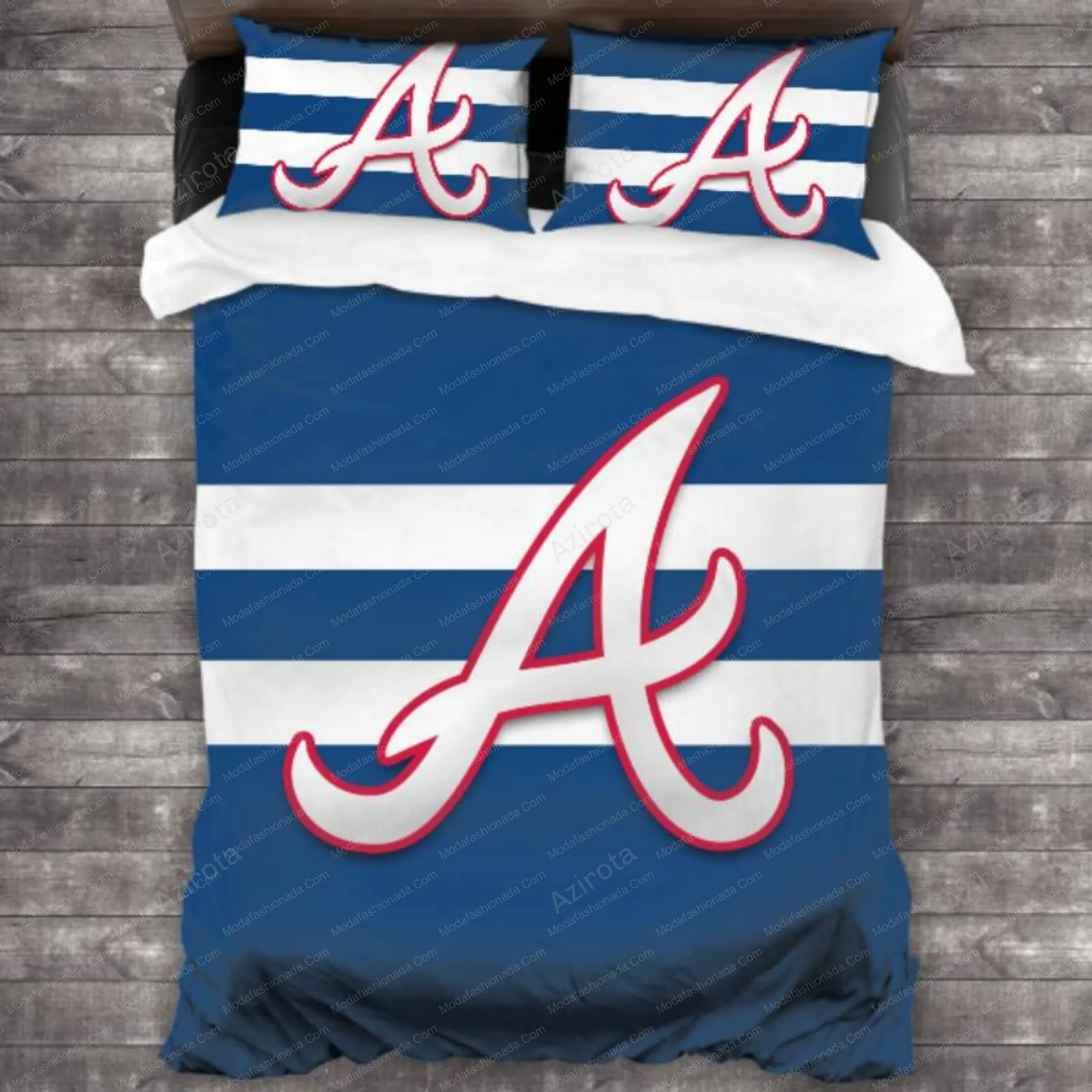 Atlanta Braves Baseball Sport 17 Bedding Set