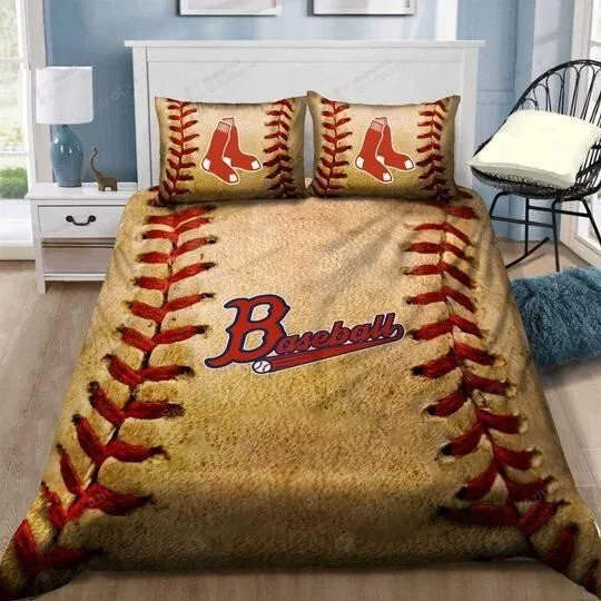 Boston Red Sox B230833 Bedding Set Sleepy Halloween And Christmas