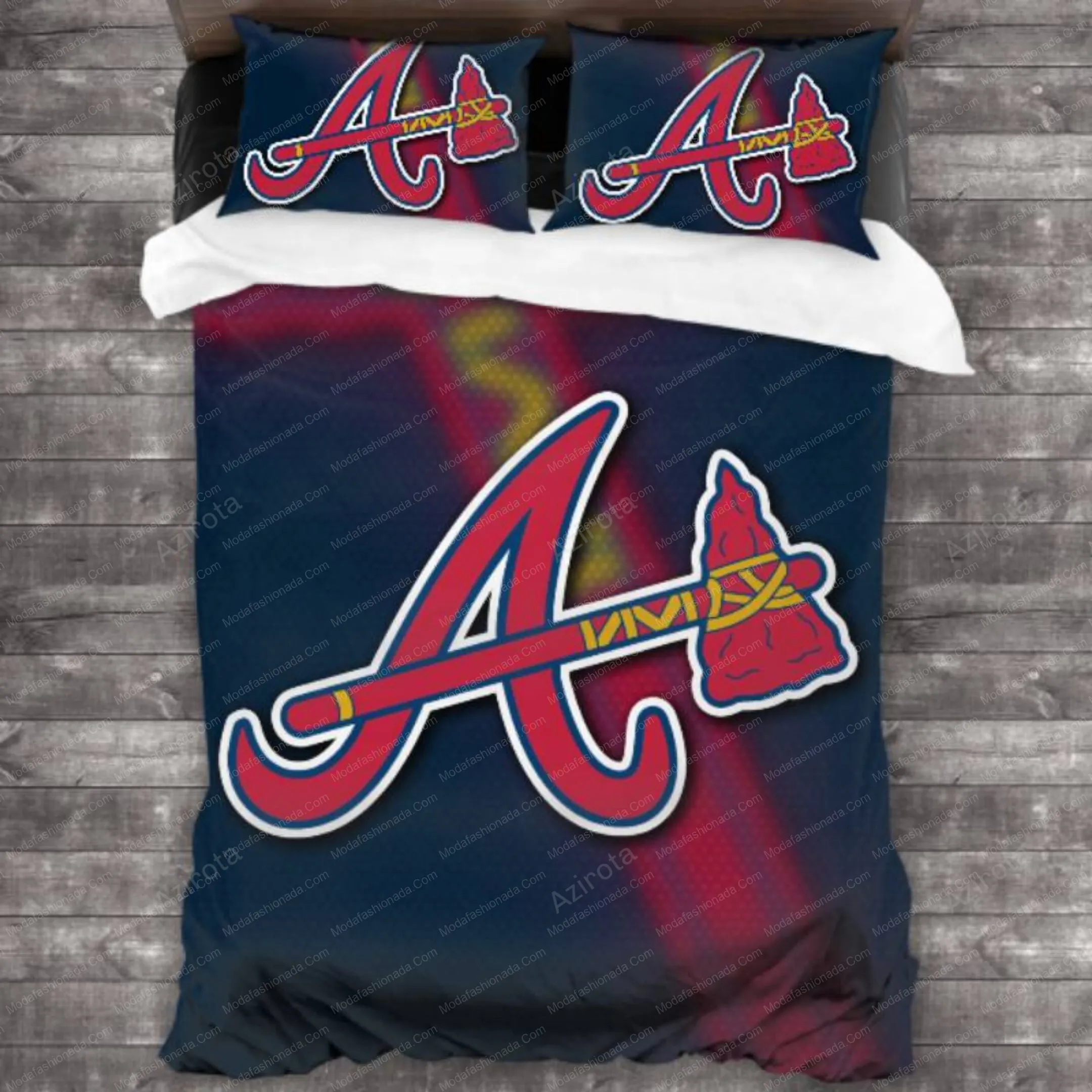 Atlanta Braves Baseball Sport 20 Bedding Set