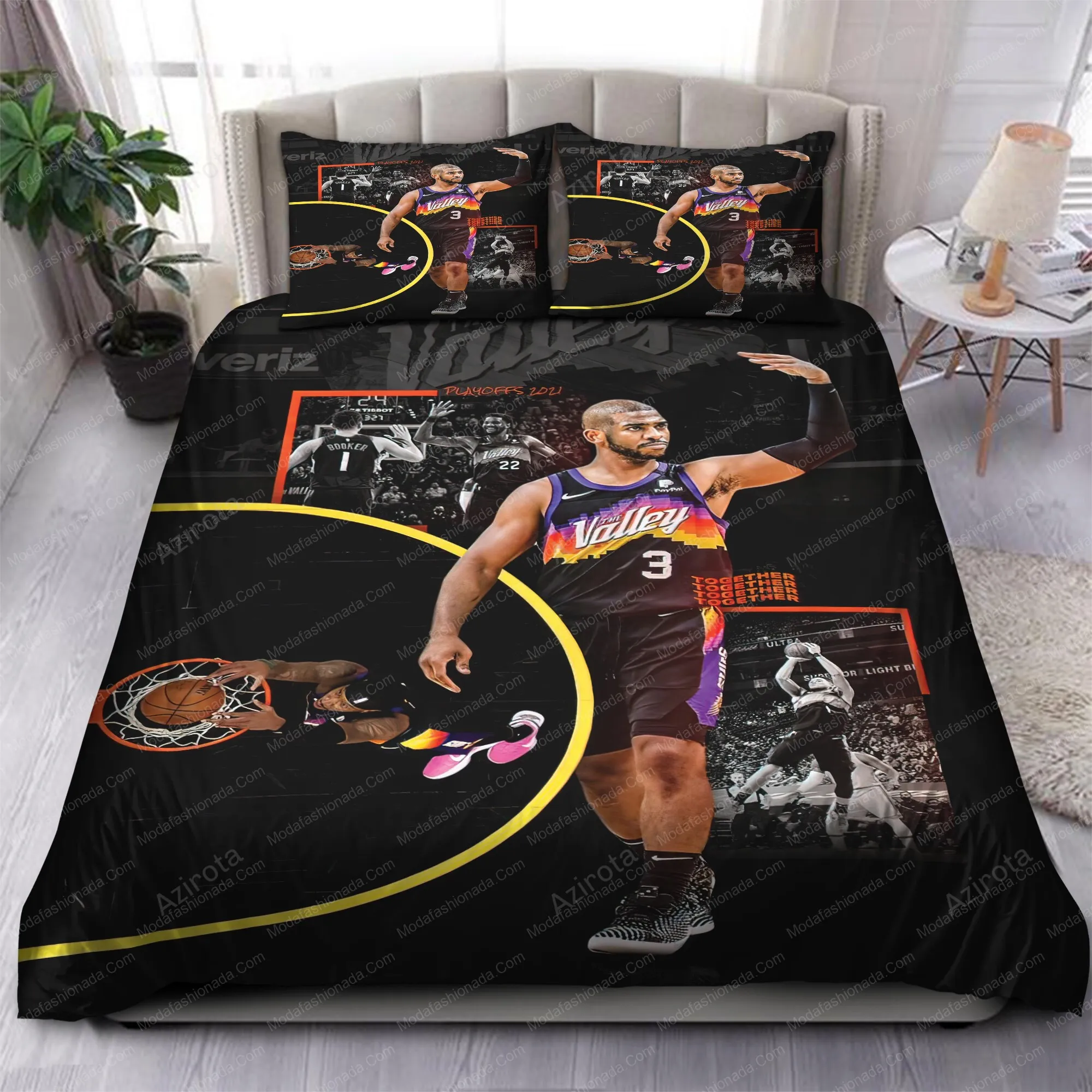 Chris Paul Phoenix Suns 78 Bedding Sets