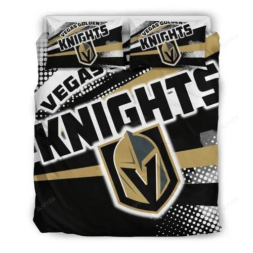 Colorful Shine Amazing Vegas Golden Knights 3D CustomizedBedding Sets Duvet Cover Bedroom Sets