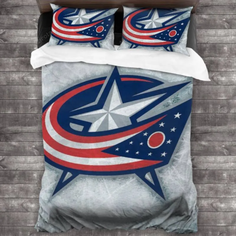 Columbus Blue Jackets Bedding Set V3