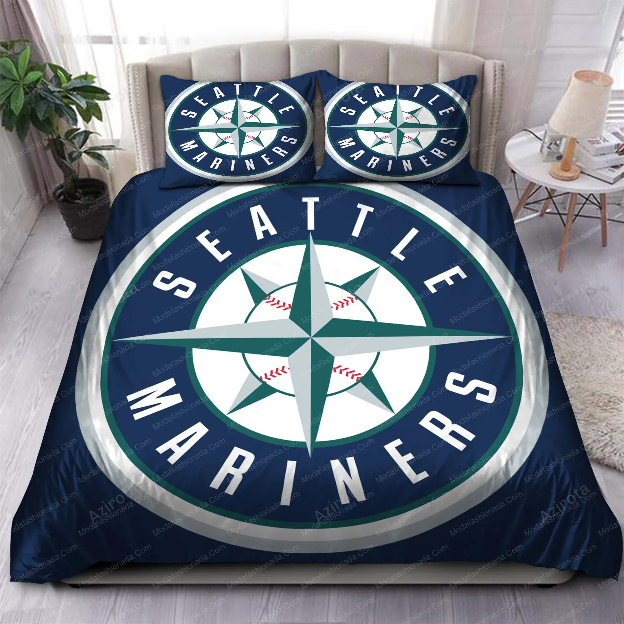 Logo Seattle Mariners 160 Bedding Sets
