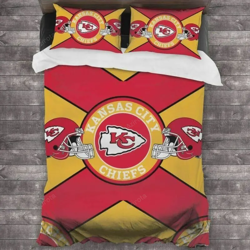 V6 Kansas City Chiefs Bedding Set Duvet Cover