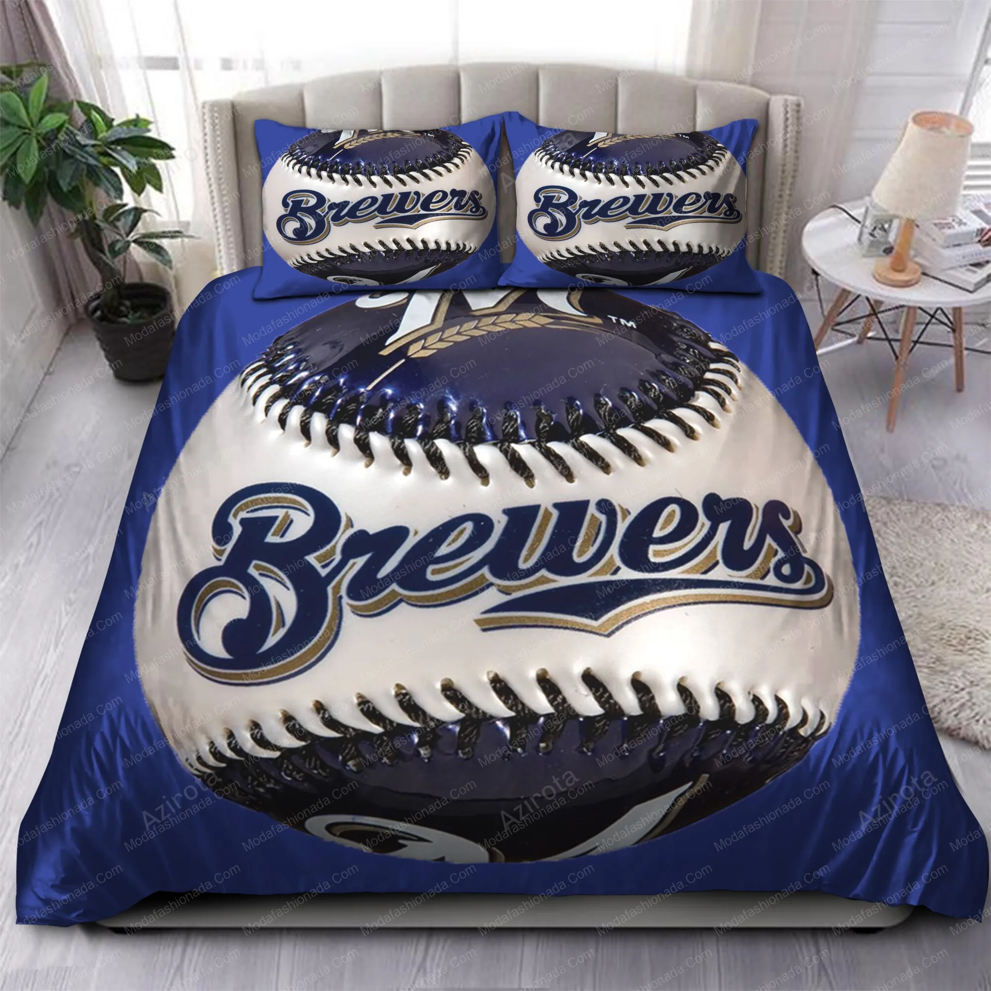 Logo Milwaukee Brewers 118 Bedding Sets