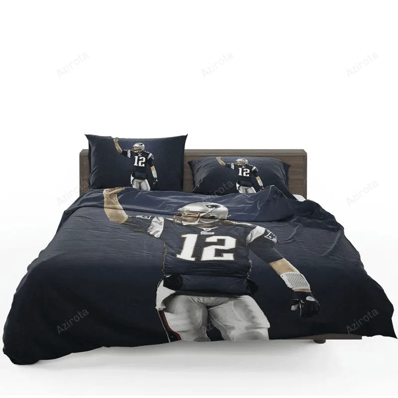 Energetic Player Tom Brady Bedding Set