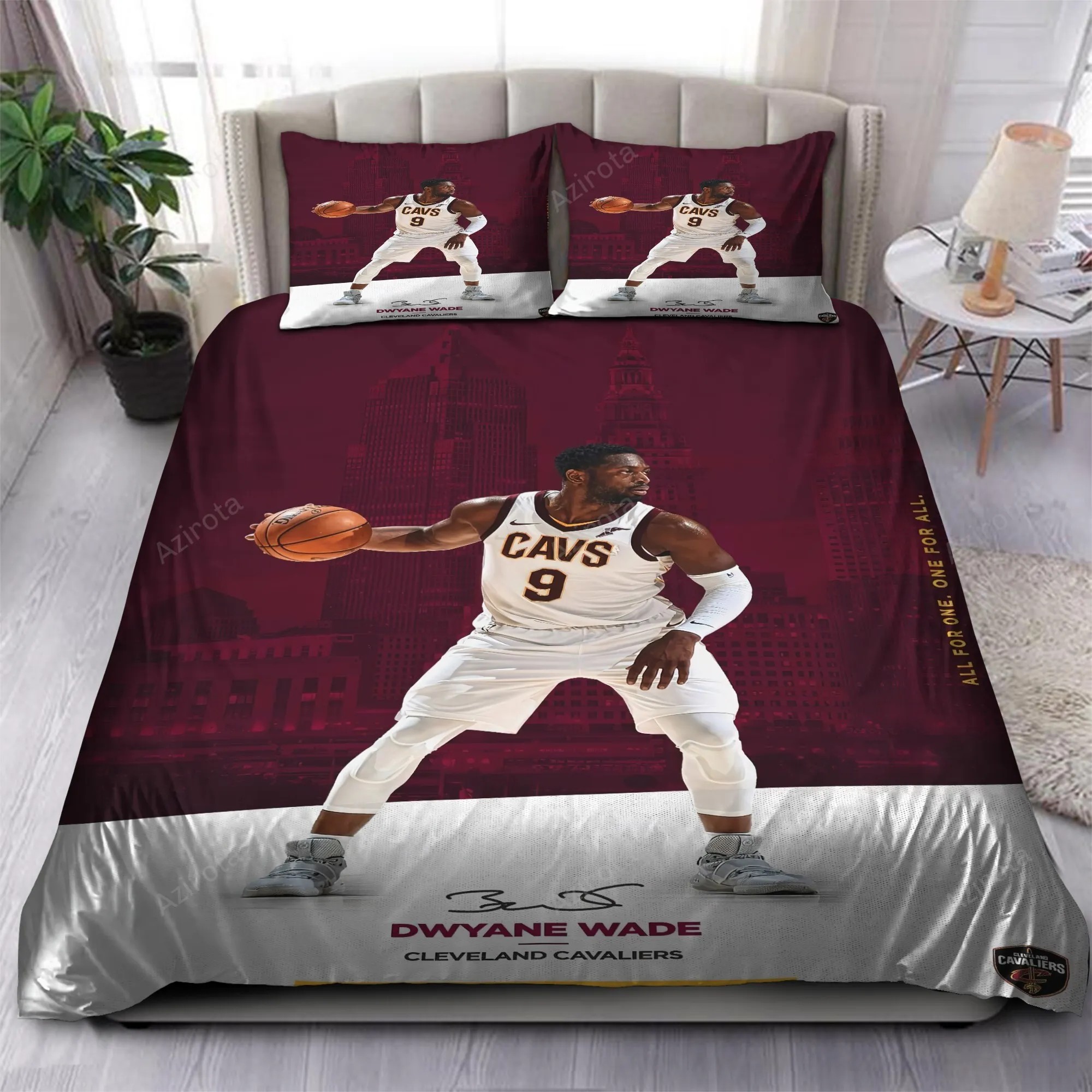 Legend Dwyane Wade Cleveland Cavaliers 41 Bedding Sets