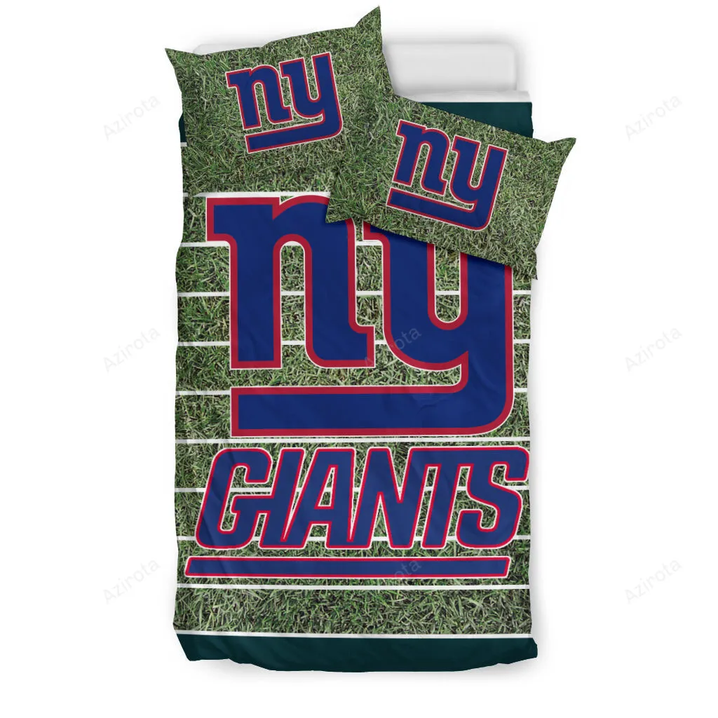 Field Large New York Giants 3PCS Bedding Set Duvet Cover And Pillow Cases 5342
