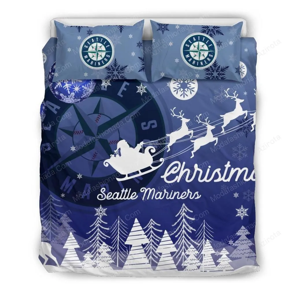 Seattle Mariners Bedding Set V8