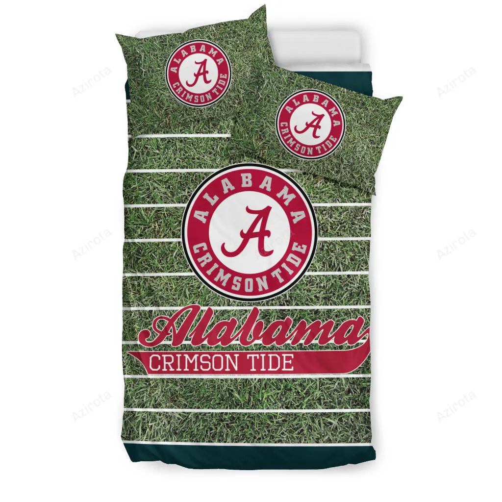 Field Large Alabama Crimson Tide 3PCS Bedding Set Duvet Cover And Pillow Cases 6558