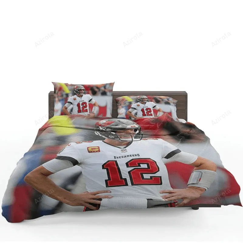 Professional Football Player Tom Brady Bedding Set