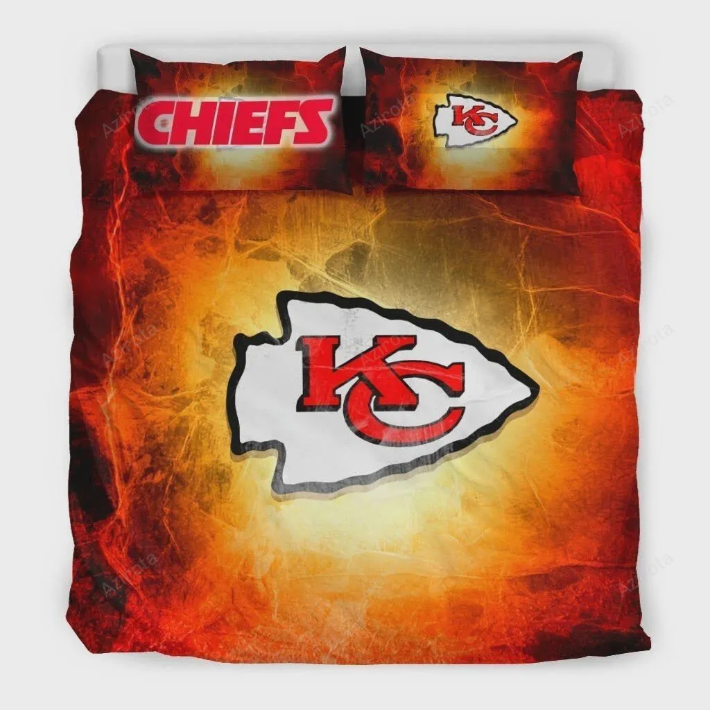 V6 Kansas City Chiefs Duvet Cover Quilt Cover Pillowcase Bedding