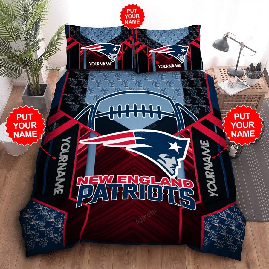New England Patriots Custom Name Special Bedding Set