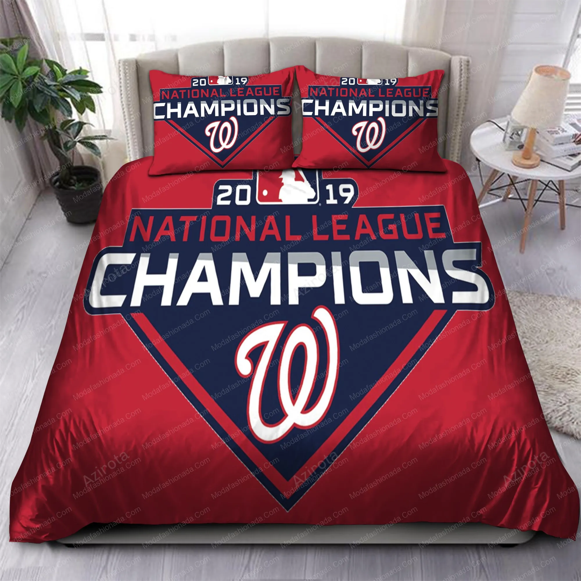 National League Champions 2019 Washington Nationals 189 Bedding Sets