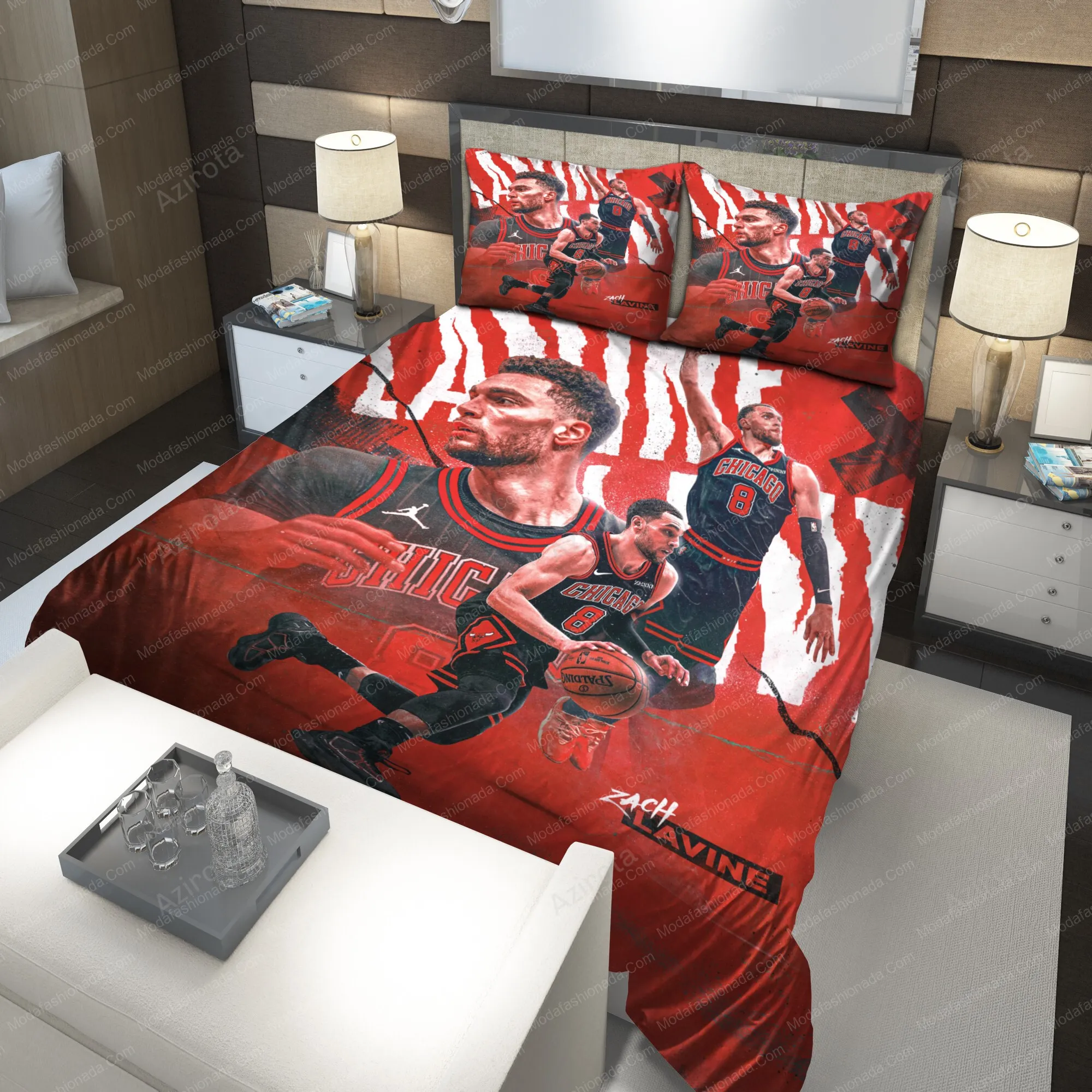 Zach LaVine Chicago Bulls 204 Bedding Sets