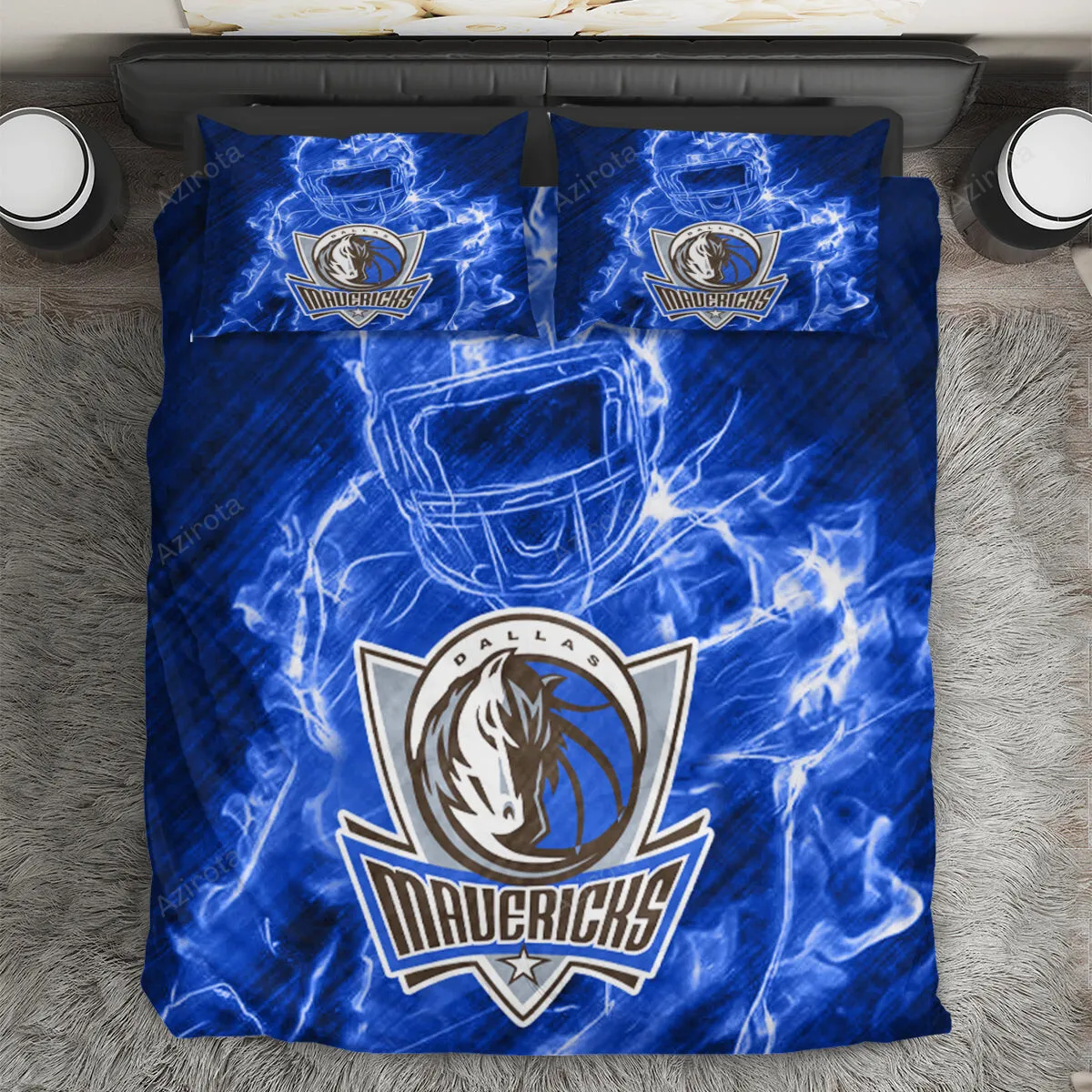 Dallas Mavericks Legend 3PCS Bedding Set Duvet Cover And Pillow Cases Gift For Fan