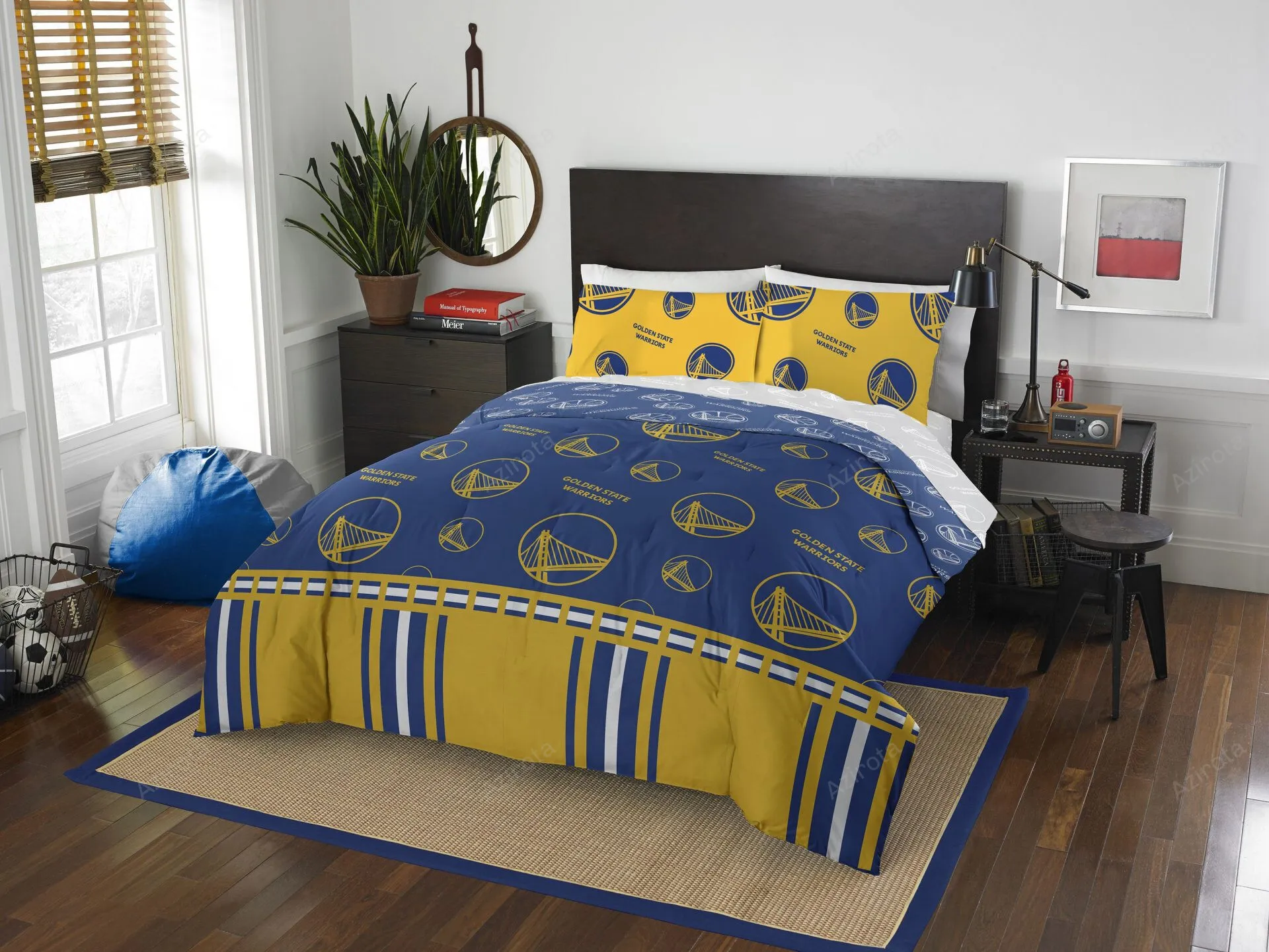 Golden State Warriors Bedding Set V5