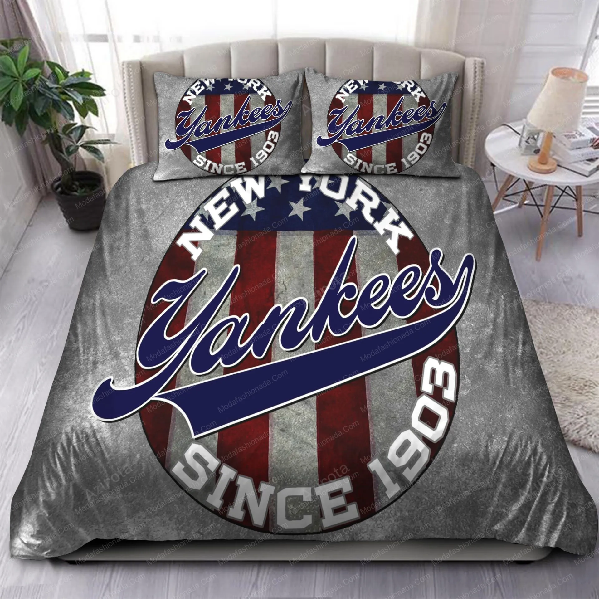 New York Yankees Bedding Set V9