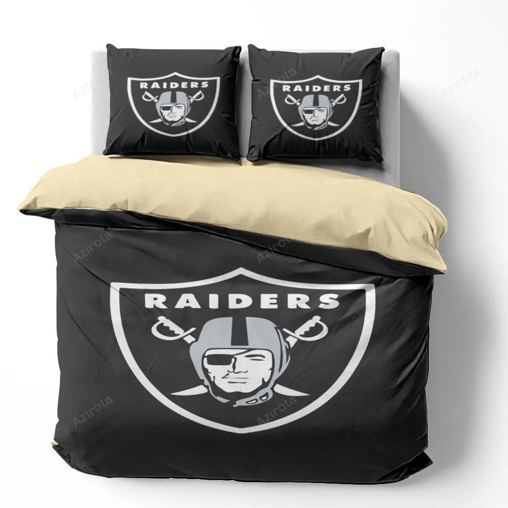 V6 Oakland Raiders Bedding Set Duvet Cover Pillow