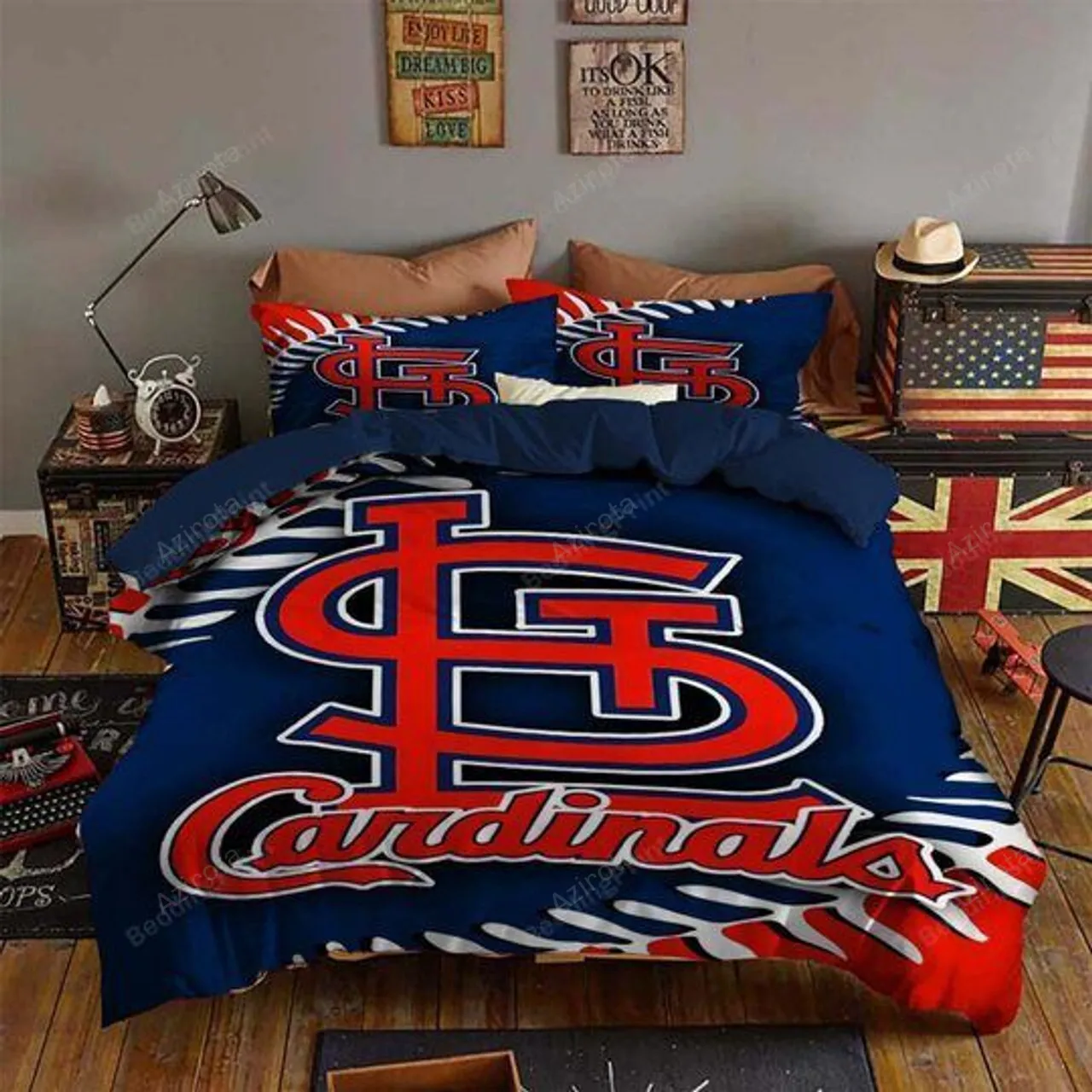 St. Louis Cardinals Bedding Set V2
