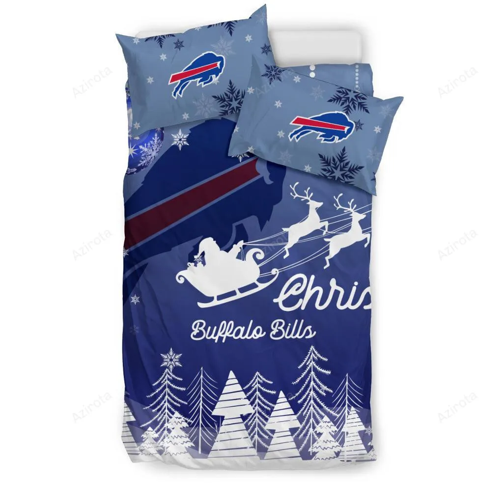 Xmas Gift Buffalo Bills 3PCS Bedding Set Duvet Cover And Pillow Cases 1781