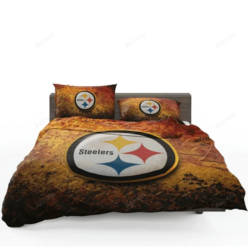 Spirited Team Pittsburgh Steelers Bedding Set