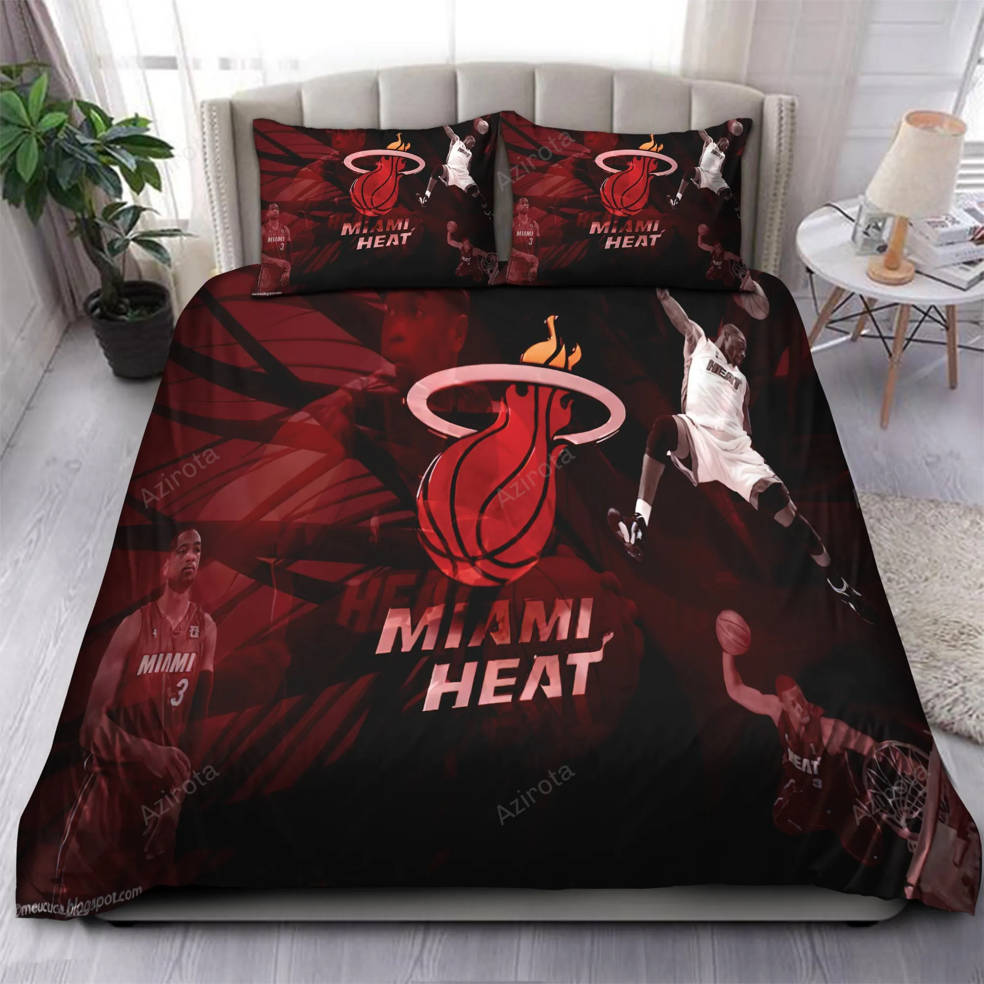 Legend Dwyane Wade Miami Heat 26 Bedding Sets