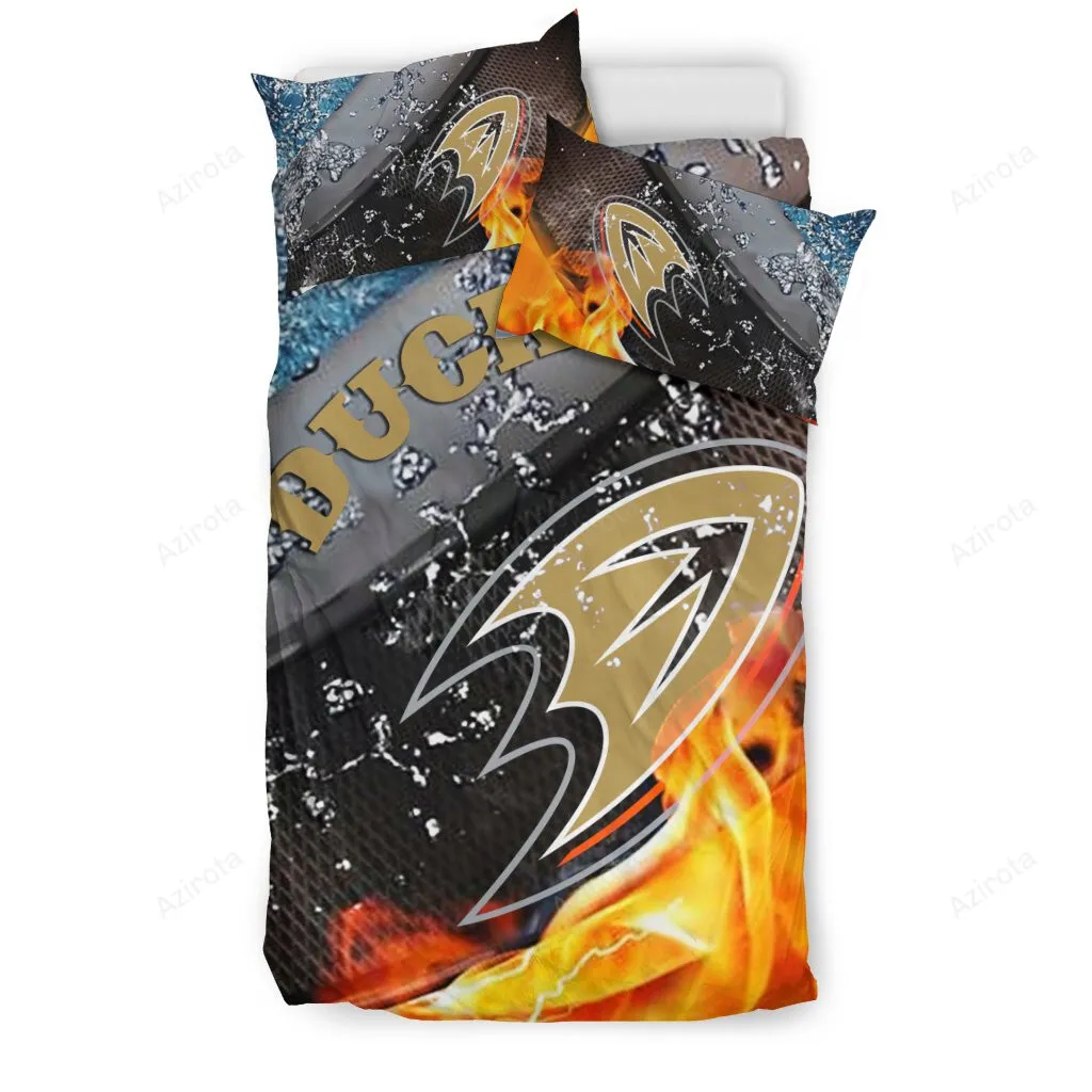 Rugby Superior Comfortable Anaheim Ducks 3PCS Bedding Set Duvet Cover And Pillow Cases 2318