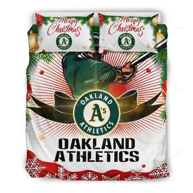 Oakland Athletics Bedding Set V8