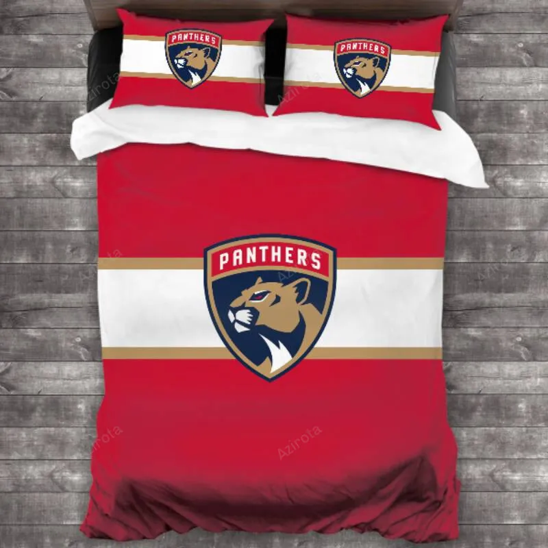 Florida Panthers Red Bedding Set