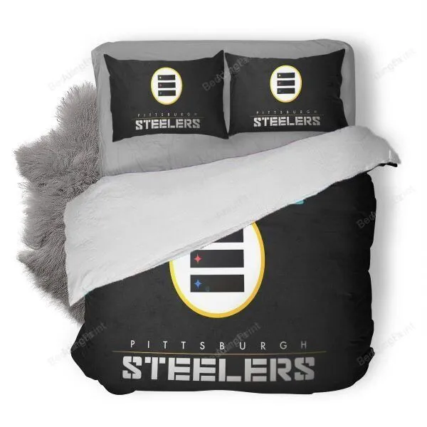 Pittsburgh Steelers Duvet Cover Bedding Set