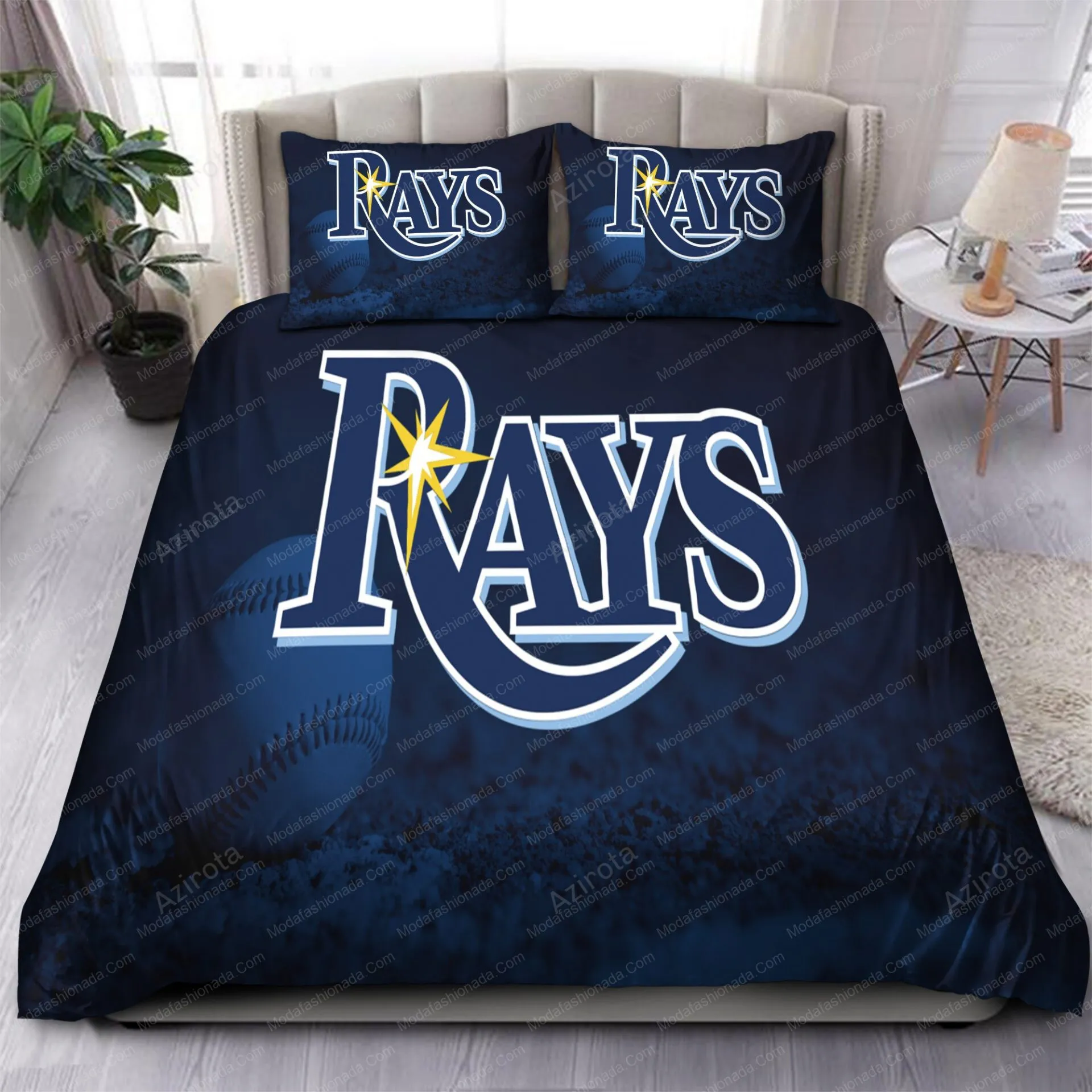 Tampa Bay Rays Bedding Set V5