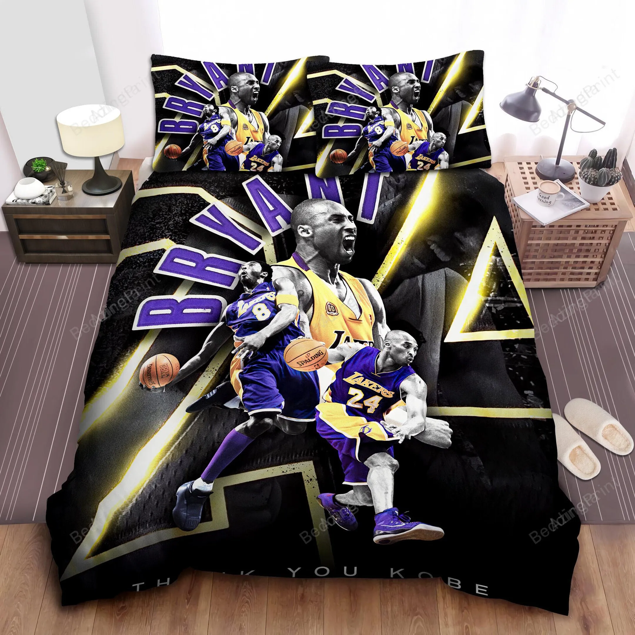 Kobe Bryant Tribute Bed Sheets Duvet Cover Bedding Sets