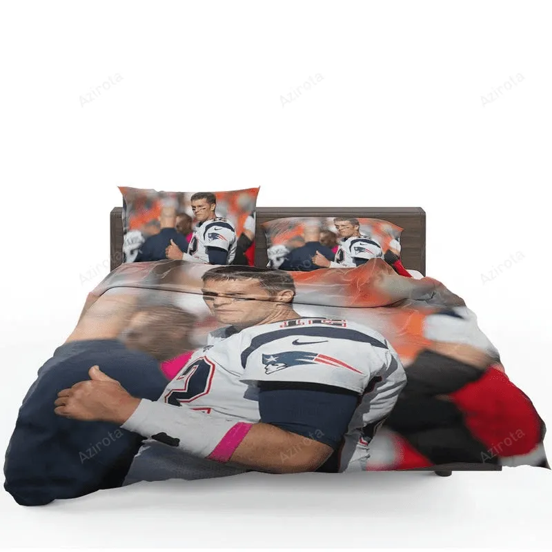Tom Brady Thumbs Up New England Patriots Bedding Set