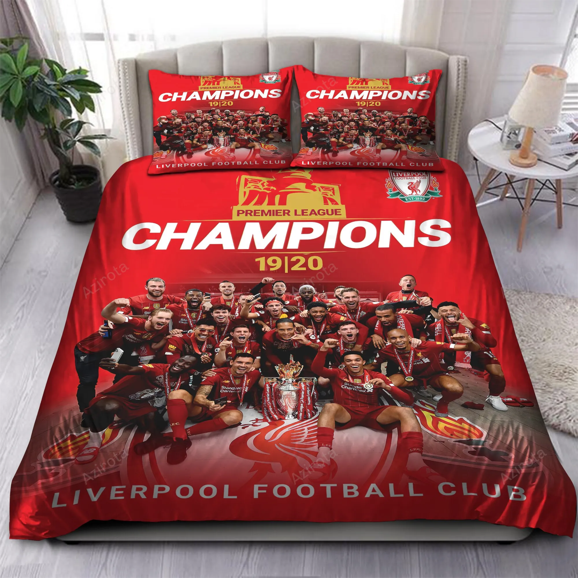 Liverpool Champions Premier League 2020 Bedding Sets