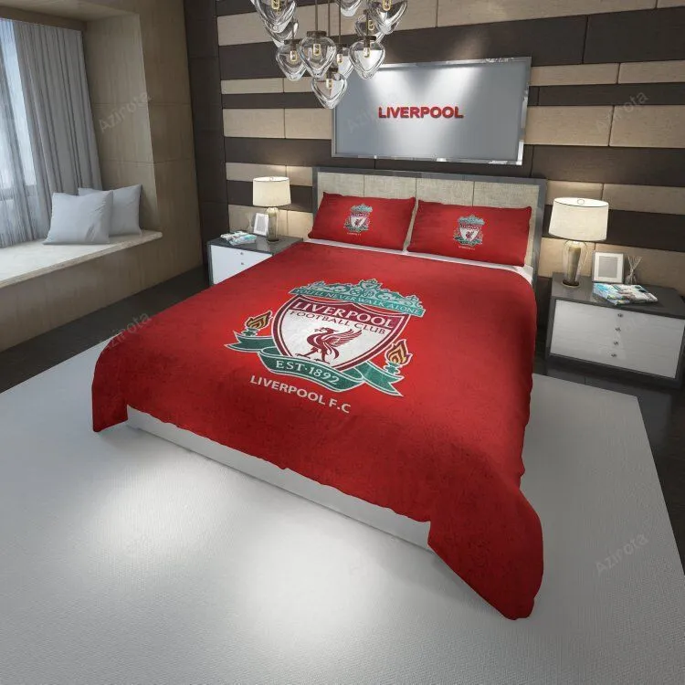 Liverpool Fc Football Club Duvet Cover Bedding Set