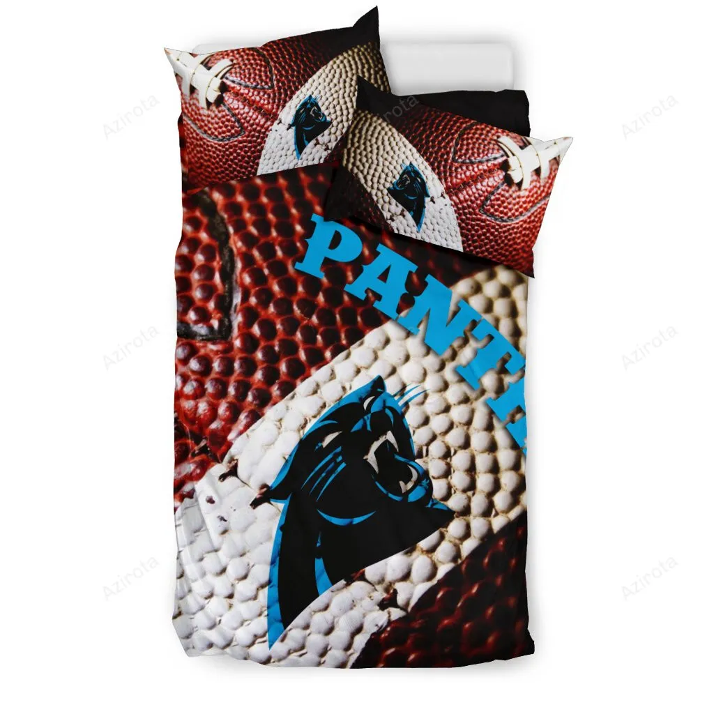 Rugby Superior Comfortable Carolina Panthers 3PCS Bedding Set Duvet Cover And Pillow Cases 9244