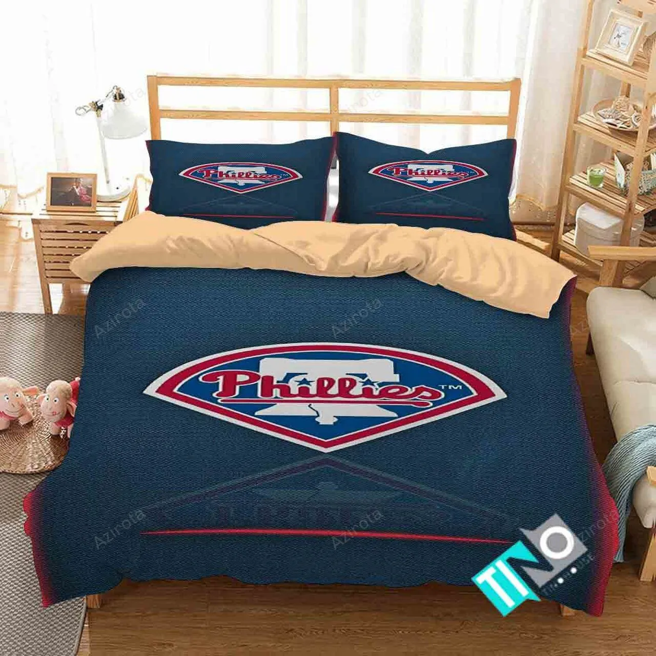 Philadelphia Phillies 3 Logo 3d Duvet Cover Bedding Sets