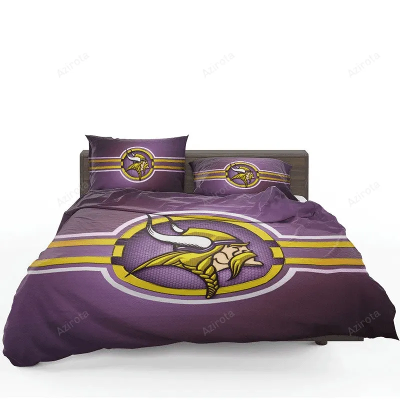 Vikings Energetic American Football Club Bedding Set