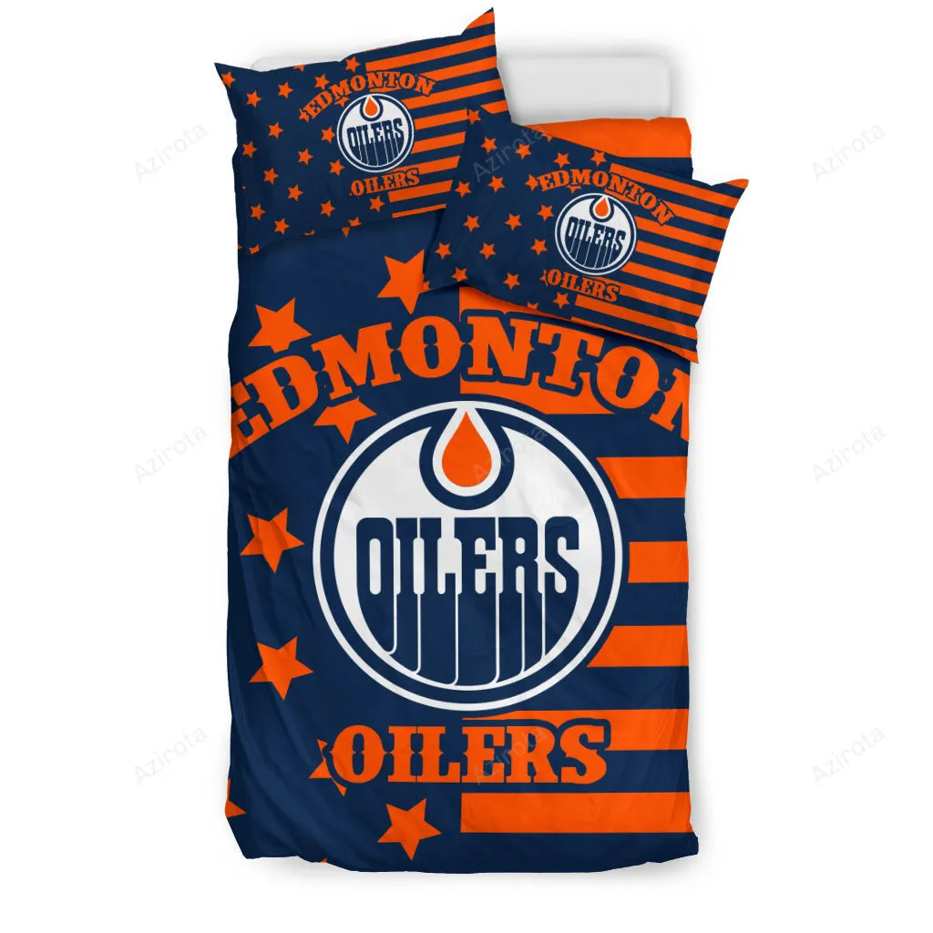 Edmonton Oilers Bedding Set V1