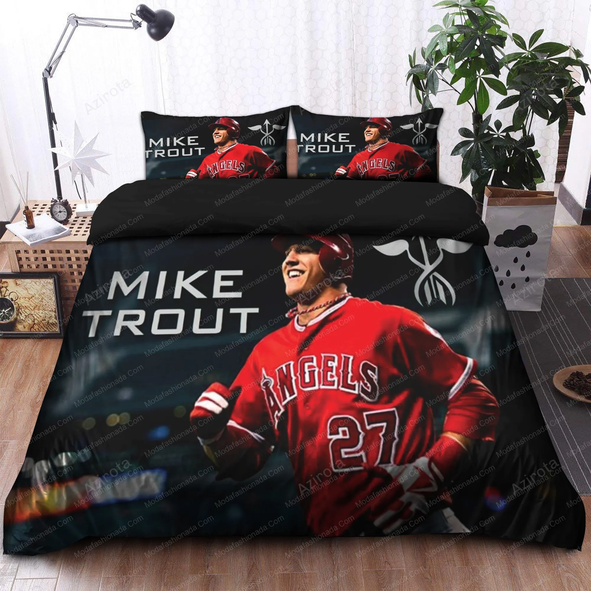 Mike Trout Los Angeles Angels 13 Bedding Sets