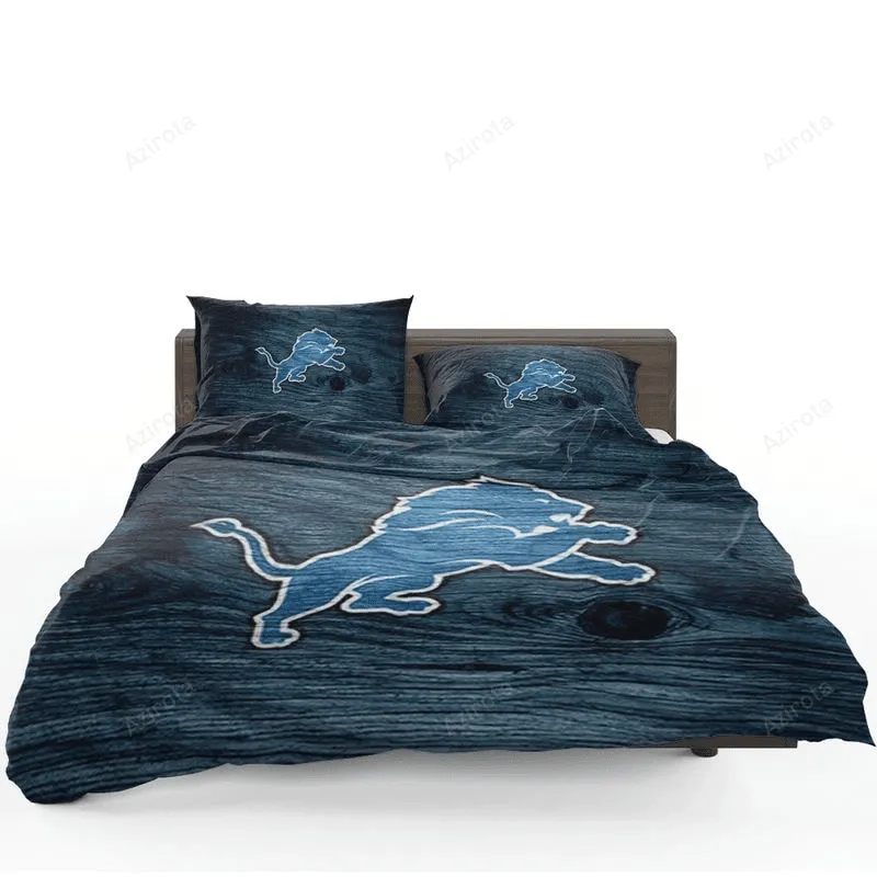 Detroit Lions Exellelant Football Team Bedding Set