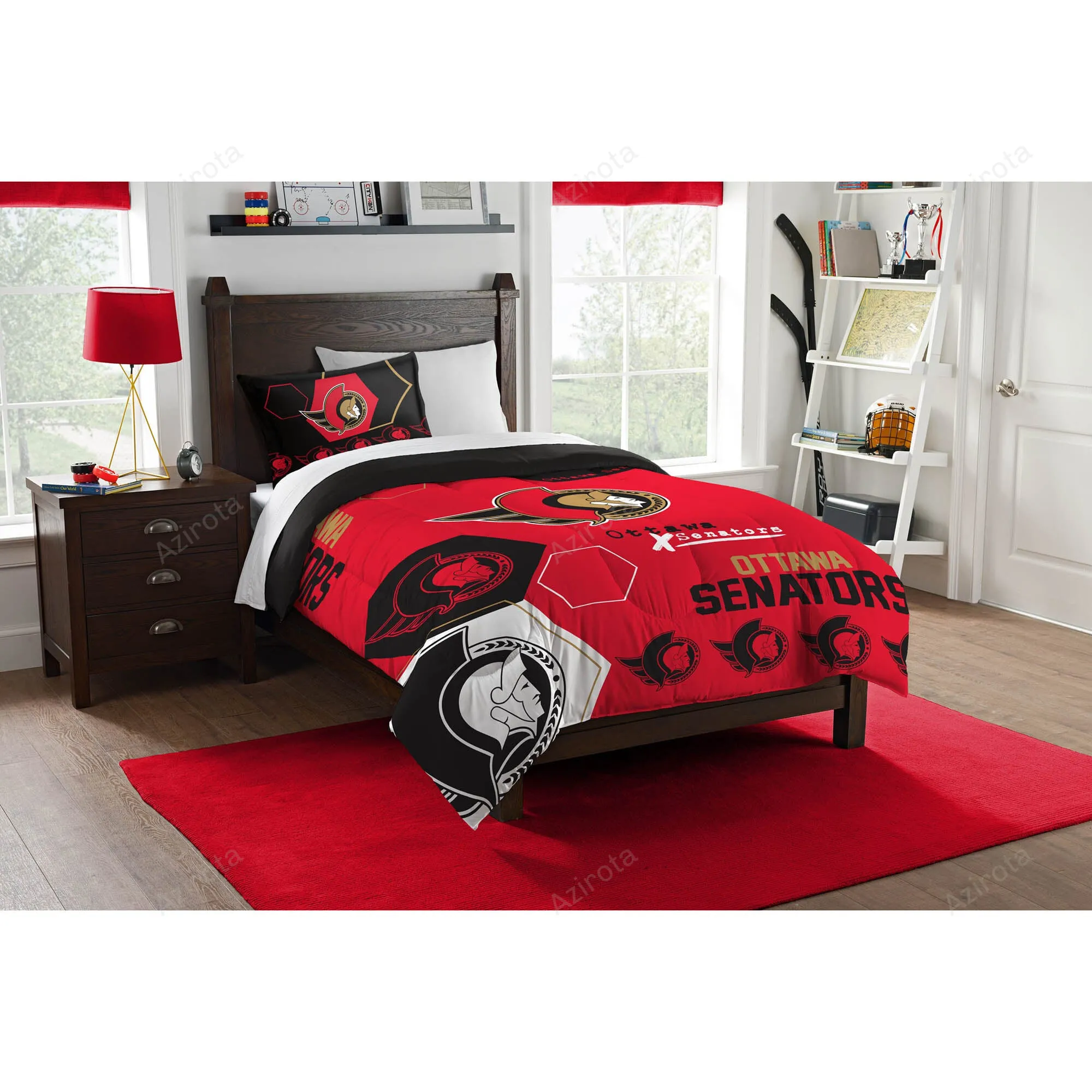 Ottawa Senators Bedding Set For Fans Duvet Cover Set