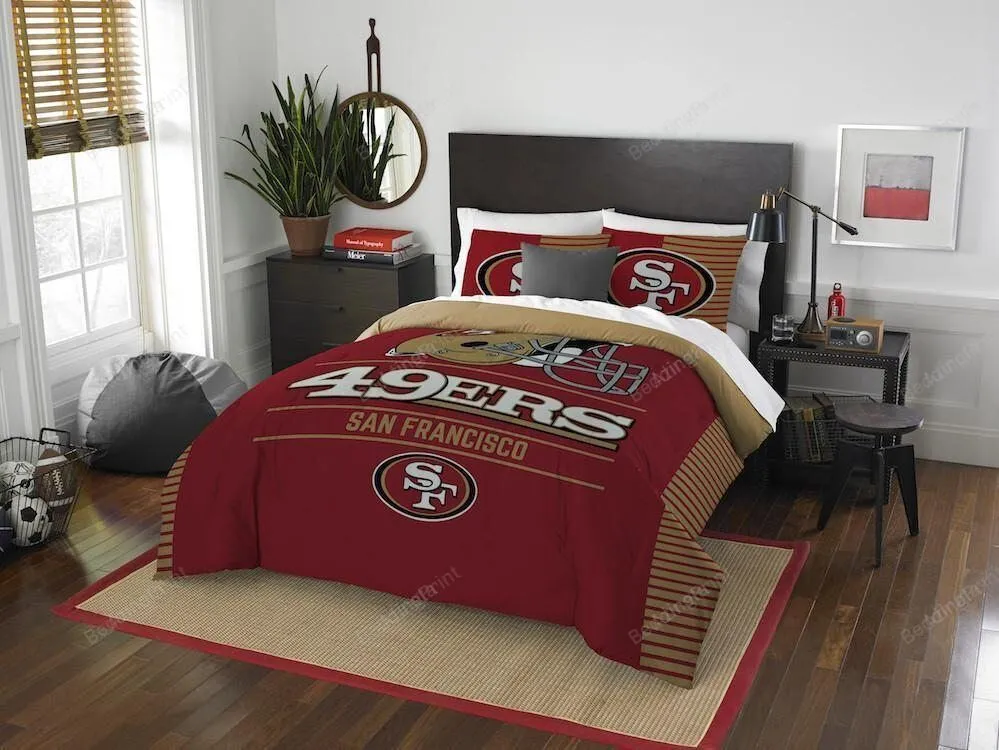 San Francisco 49ers Bedding Set Duvet Cover Pillow Cases