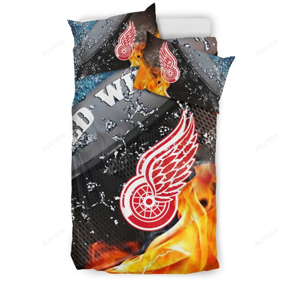 Rugby Superior Comfortable Detroit Red Wings 3PCS Bedding Set Duvet Cover And Pillow Cases 9132