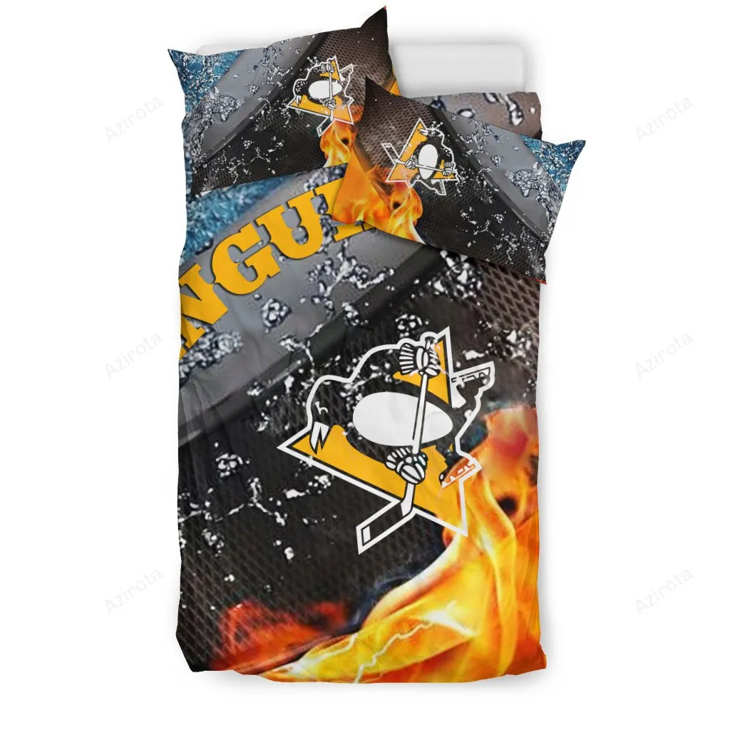 Pittsburgh Penguins 3PCS Bedding Set Duvet Cover And Pillow Cases 2849