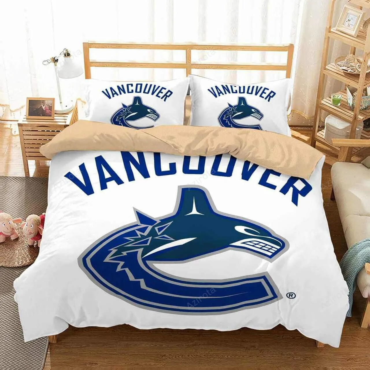 Vancouver Canucks Bedding Set V1