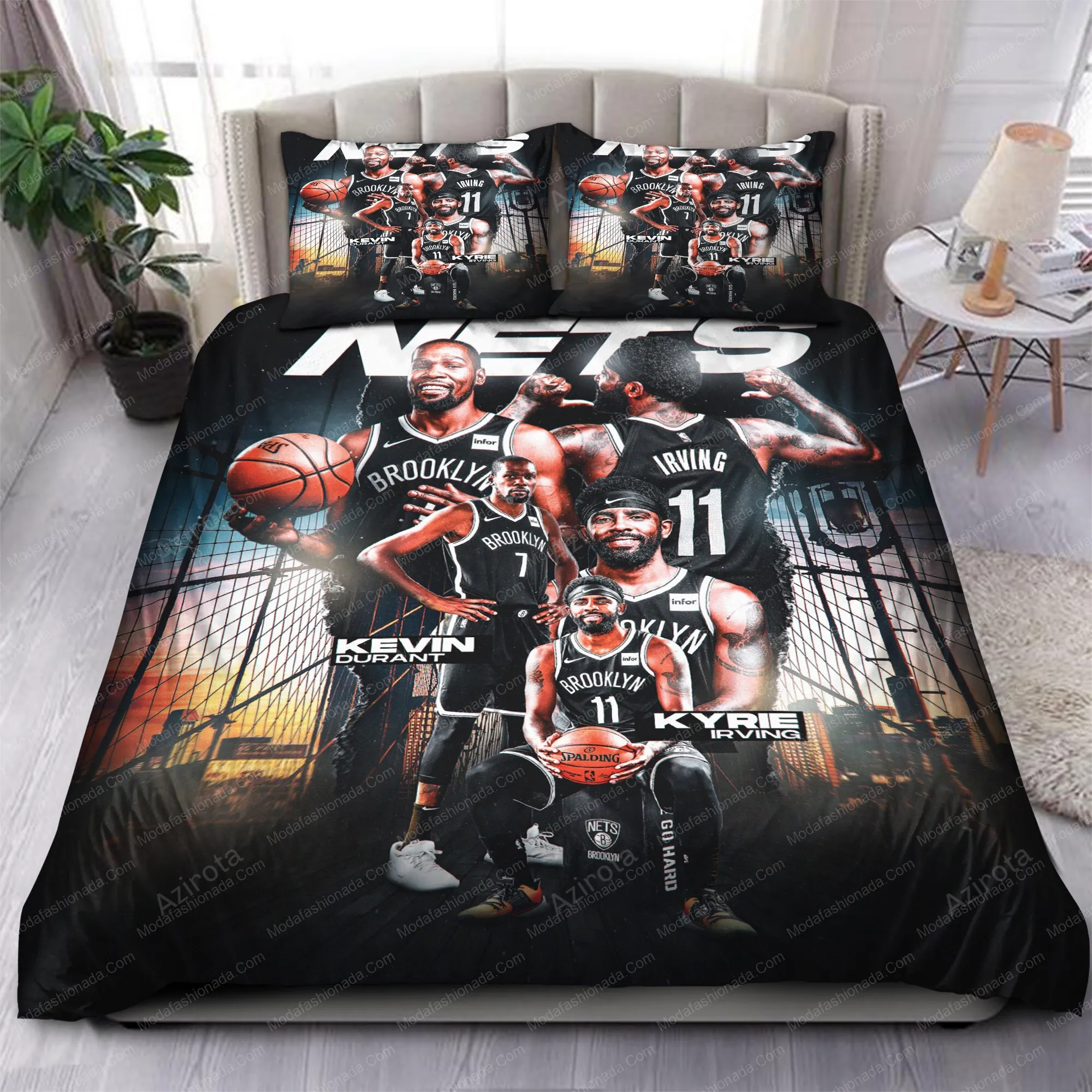 Kyrie Irving Brooklyn Nets 152 Bedding Sets