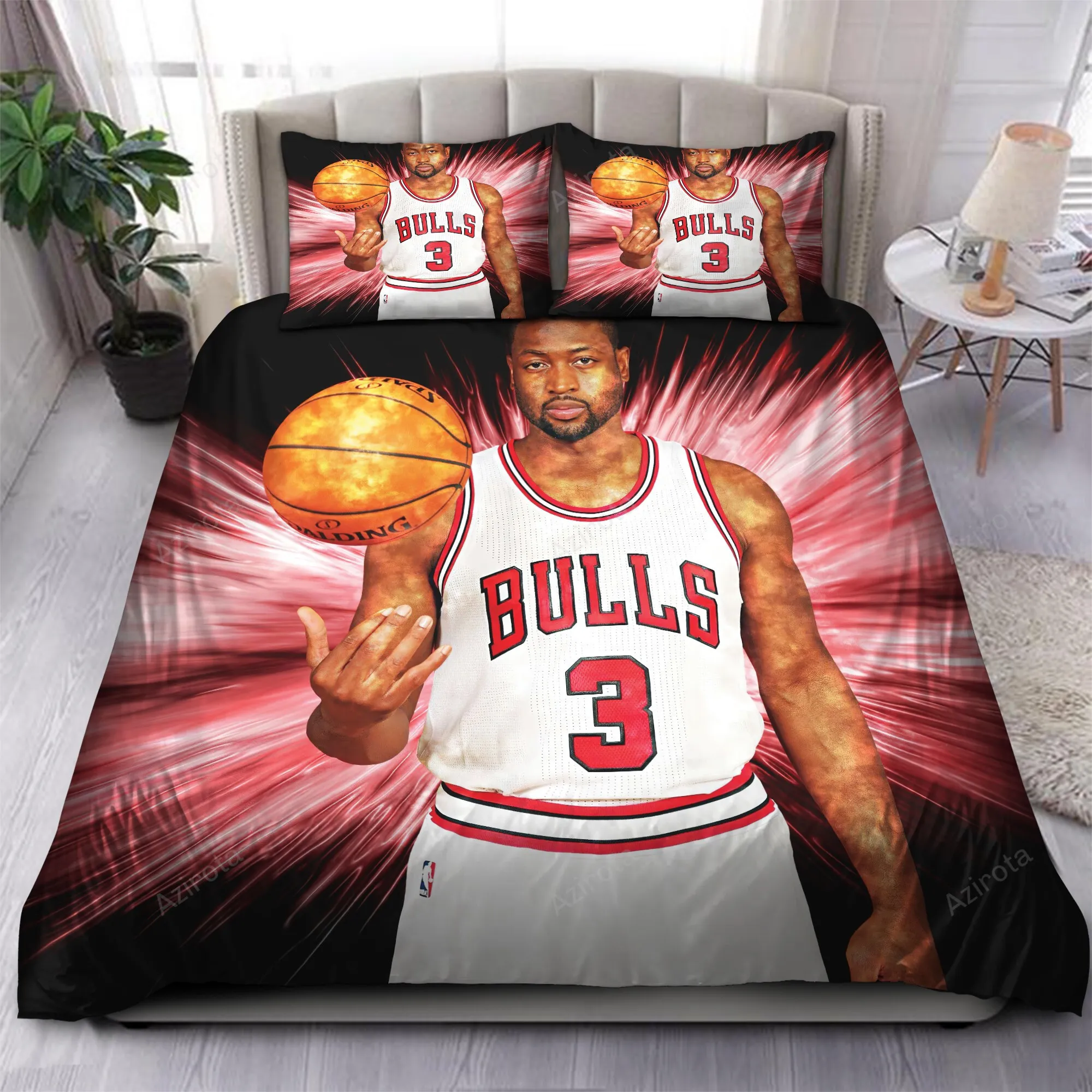Legend Dwyane Wade Miami Heat 39 Bedding Sets