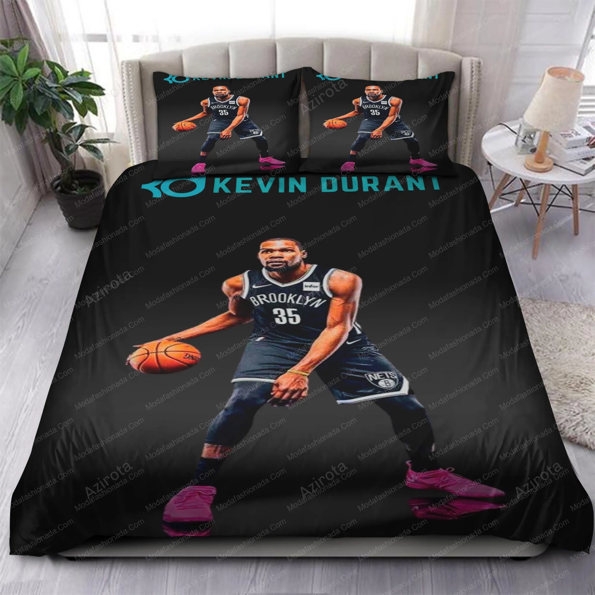 Kevin Durant Brooklyn Nets 148 Bedding Sets